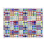 Blue Madras Plaid Print Tissue Paper Sheets