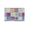 Blue Madras Plaid Print Tissue Paper - Lightweight - Small - Front