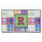 Blue Madras Plaid Print XXL Gaming Mouse Pads - 24" x 14" - APPROVAL