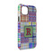 Blue Madras Plaid Print iPhone 14 Tough Case - Angle