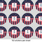 Nautical Anchors & Stripes 1" Multipurpose Round Labels - Sheet