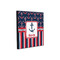 Nautical Anchors & Stripes 12x12 Wood Print - Angle View