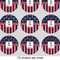 Nautical Anchors & Stripes 2" Multipurpose Round Labels - Sheet