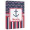 Nautical Anchors & Stripes 20x30 - Canvas Print - Angled View