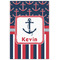 Nautical Anchors & Stripes 20x30 - Canvas Print - Front View