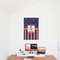 Nautical Anchors & Stripes 20x30 - Matte Poster - On the Wall