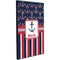Nautical Anchors & Stripes 20x30 Wood Print - Angle View