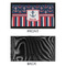 Nautical Anchors & Stripes Bar Mat - Small - APPROVAL