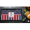 Nautical Anchors & Stripes Bar Mat - Small - LIFESTYLE