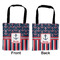 Nautical Anchors & Stripes Car Bag - Apvl