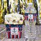 Nautical Anchors & Stripes French Fry Favor Box - w/ Water Bottle