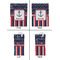 Nautical Anchors & Stripes Jewelry Gift Bag - Matte - Approval