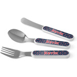 Nautical Anchors & Stripes Kid's Flatware (Personalized)