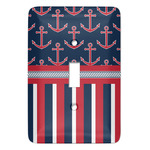 Nautical Anchors & Stripes Light Switch Cover