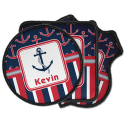 Nautical Anchors & Stripes Iron on Patches (Personalized)