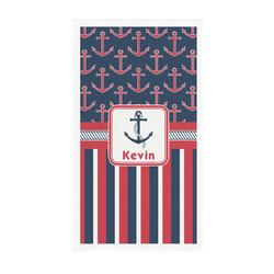 Nautical Anchors & Stripes Guest Paper Towels - Full Color - Standard (Personalized)