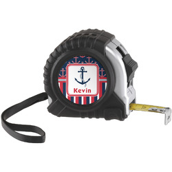 Nautical Anchors & Stripes Tape Measure (Personalized)