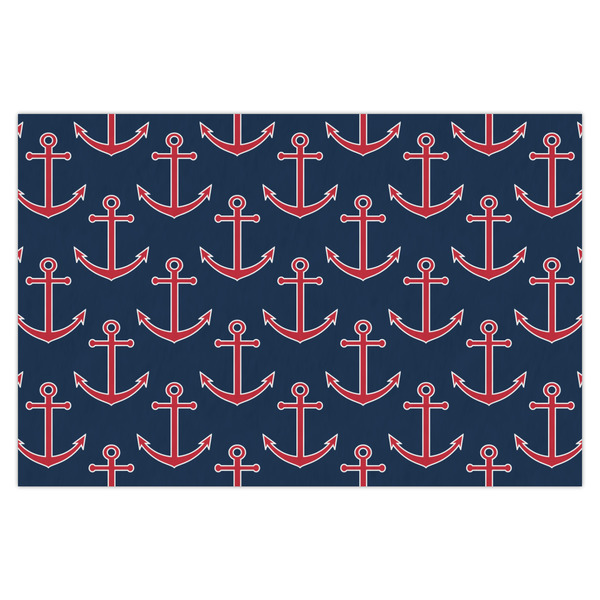 Custom Nautical Anchors & Stripes X-Large Tissue Papers Sheets - Heavyweight