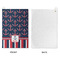 Nautical Anchors & Stripes Waffle Weave Golf Towel - Approval