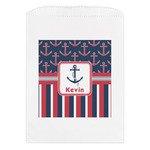 Nautical Anchors & Stripes Treat Bag (Personalized)