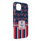 Nautical Anchors & Stripes iPhone 14 Pro Max Tough Case - Angle