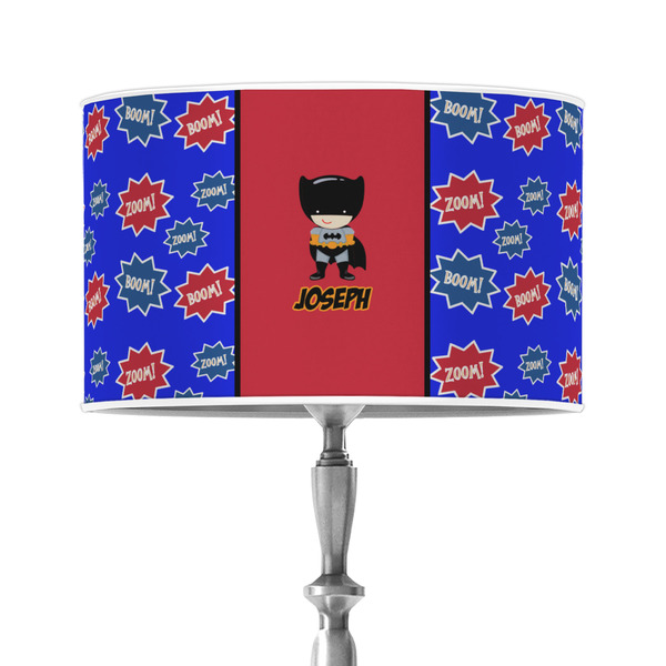 Custom Superhero 12" Drum Lamp Shade - Poly-film (Personalized)