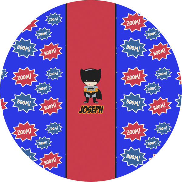 Custom Superhero Multipurpose Round Labels - 3" (Personalized)