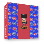 Superhero 3 Ring Binder - Full Wrap - 3" (Personalized)