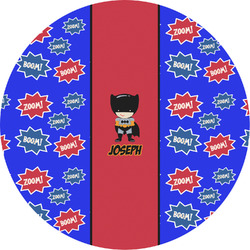 Superhero Multipurpose Round Labels - 5" (Personalized)