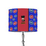 Superhero 8" Drum Lamp Shade - Fabric (Personalized)