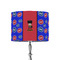 Superhero 8" Drum Lampshade - ON STAND (Fabric)