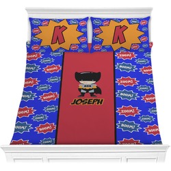 Superhero Comforter Set - Full / Queen (Personalized)