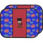 Superhero Car Floor Mats (Back Seat) (Personalized)