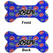 Superhero Ceramic Flat Ornament - Bone Front & Back (APPROVAL)