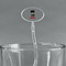 Superhero Clear Plastic 7" Stir Stick - Oval - Main