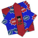 Superhero Cloth Cocktail Napkins - Set of 4 w/ Name or Text