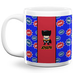 Superhero 20 Oz Coffee Mug - White (Personalized)