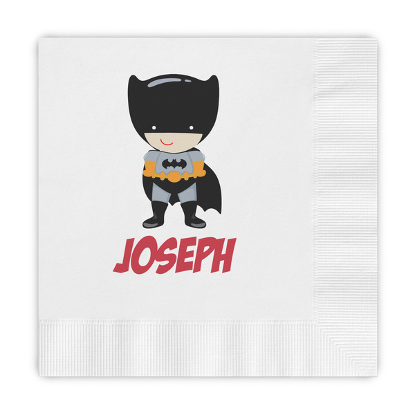 Custom Superhero Embossed Decorative Napkins (Personalized)