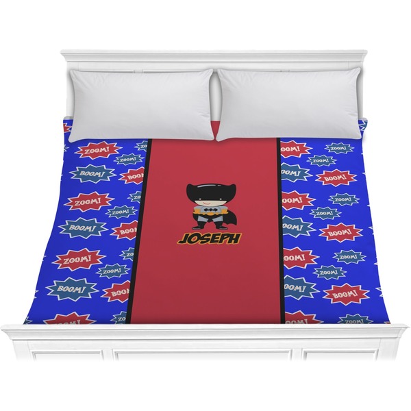 Custom Superhero Comforter - King (Personalized)