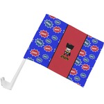 Superhero Car Flag - Small w/ Name or Text