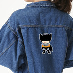 Superhero Twill Iron On Patch - Custom Shape - X-Large