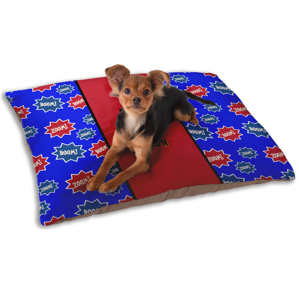 Custom Superhero Dog Bed - Small w/ Name or Text