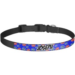 Superhero Dog Collar - Large (Personalized)