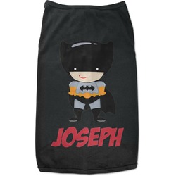 Superhero Black Pet Shirt - XL (Personalized)
