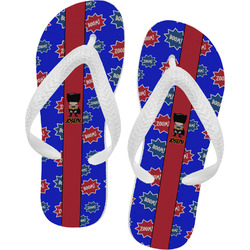 Superhero Flip Flops - Large (Personalized)