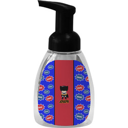 Superhero Foam Soap Bottle - Black (Personalized)
