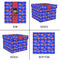 Superhero Gift Boxes with Lid - Canvas Wrapped - Large - Approval