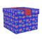 Superhero Gift Boxes with Lid - Canvas Wrapped - Large - Front/Main