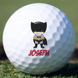 Superhero Golf Balls - Non-Branded - Set of 12 (Personalized)