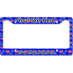 Superhero License Plate Frame - Style B (Personalized)